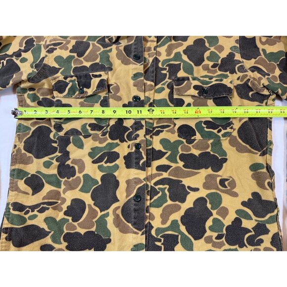 Vintage Deerskin Mens Camouflage Button-Up Long-Sleeve Hunting (HH83) - Picture 5 of 8
